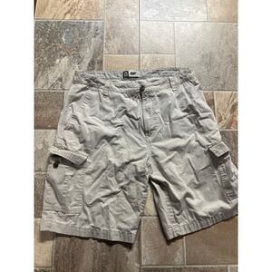 Alpine Design Mens Cargo Shorts Beige Size 36 Outdoor‎ Casual Khaki
